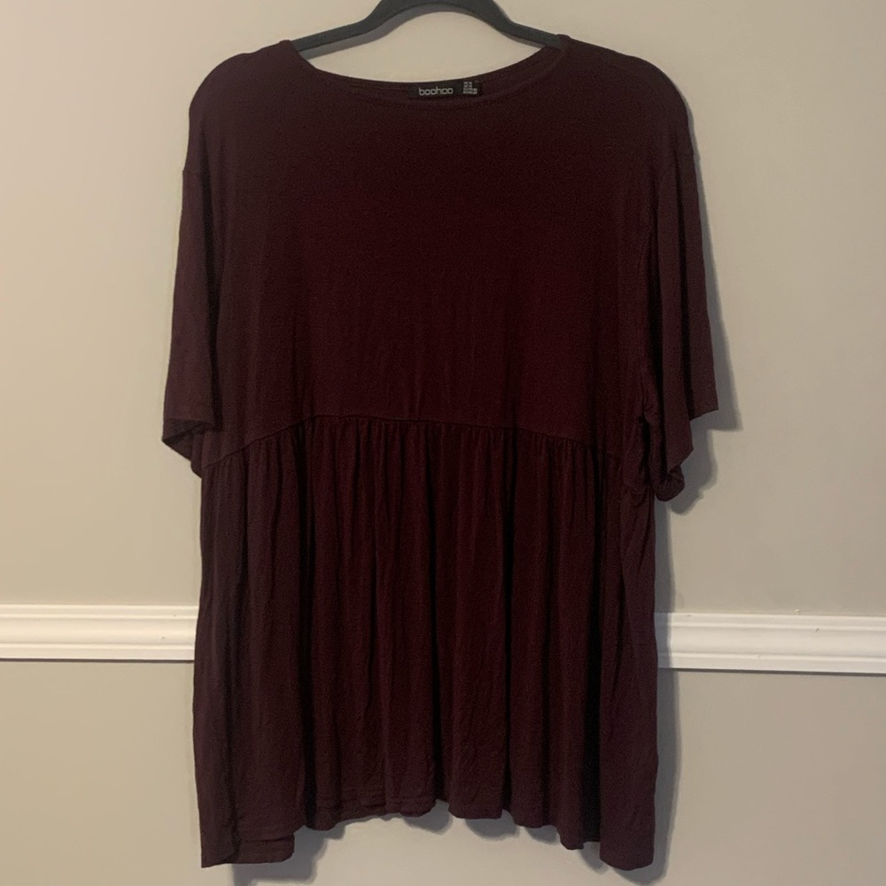 Boohoo Ruffle Shirt